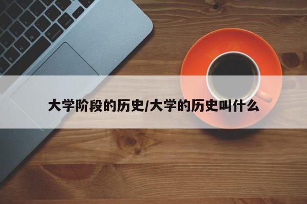 大学阶段的历史/大学的历史叫什么